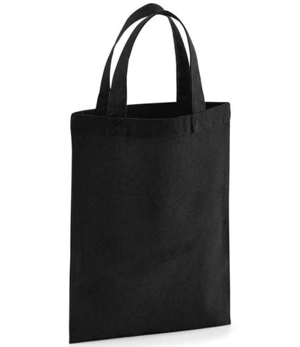 W Mill Cotton Party Bag For Life - Black - ONE